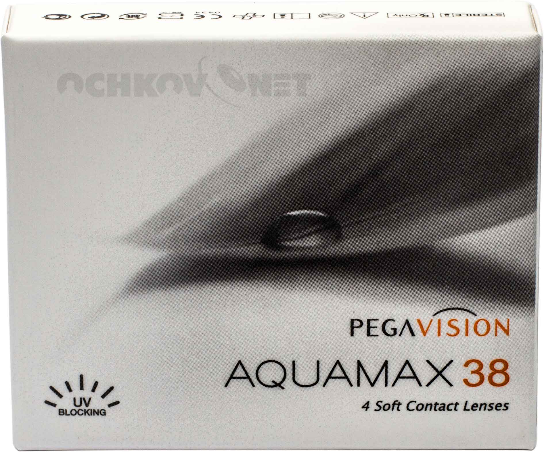 Контактные линзы AQUAMAX 38 4 линзы