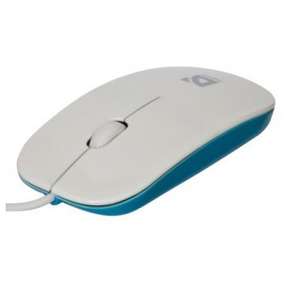 Мыши Defender  PlanetaShop Мышь Defender NetSprinter 440WI белый-голубой (52443)