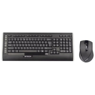 Комплект клавиатура + мышь A4 9300F (GR-152+G9-730) Wireless USB (9300F)