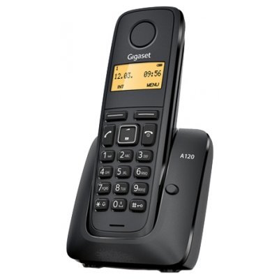 Радиотелефон Gigaset A120 черный (S30852-H2401-S301)