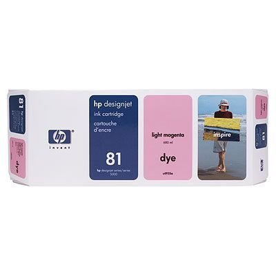 Картридж HP № 81 (C4935A)  дл DesignJet 5000/5000ps светло-малиновый (C4935A)