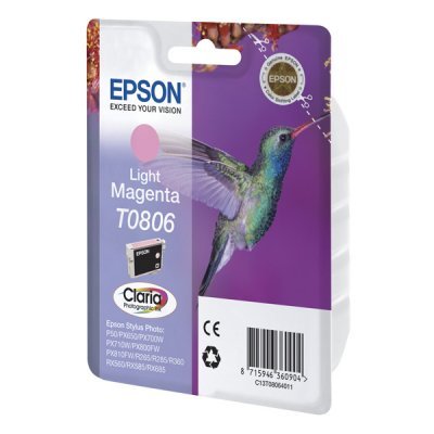 Картридж (C13T08064011) Epson T0806 светло-пурпурный дл P50/PX660 (C13T08064011)