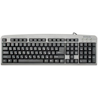 Клавиатура Defender Element HB-520 PS/2 Серый (HB-520 PS/2 G(Серый))