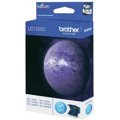 Картридж Brother LC1220C голубой дл MFC-J430W/J825DW/DCP-J525W черный (300 стр) (LC1220C)