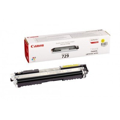 Тонер картридж Canon 729Y yellow дл i-Sensys LBP-7010C/7018C 1 000 стр. (4367B002) (4367B002)