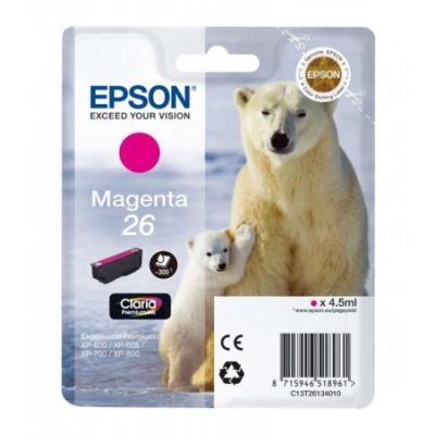 Картридж дл струйных аппаратов Epson C13T26134010 пурпурный (C13T26134010)