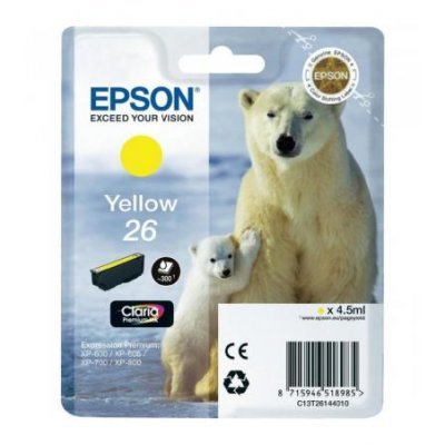 Картридж дл струйных аппаратов Epson C13T26144010 желтый (C13T26144010)