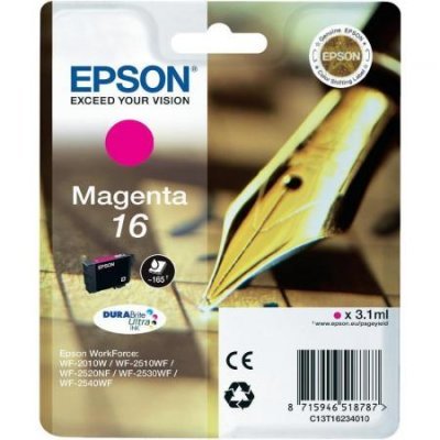 Картридж дл струйных аппаратов Epson C13T16234010 T1623 пурпурный (C13T16234010)