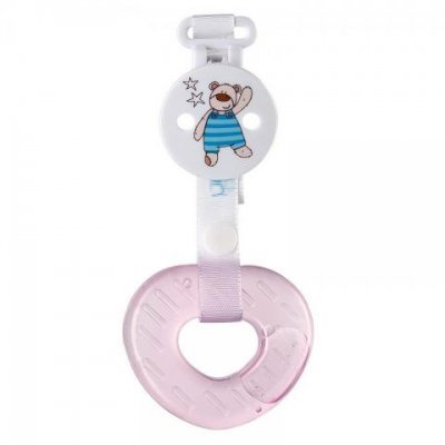 Прорезыватель Happy Baby Teether Gel + розовый (TEETHER GEL + 20004 pink)