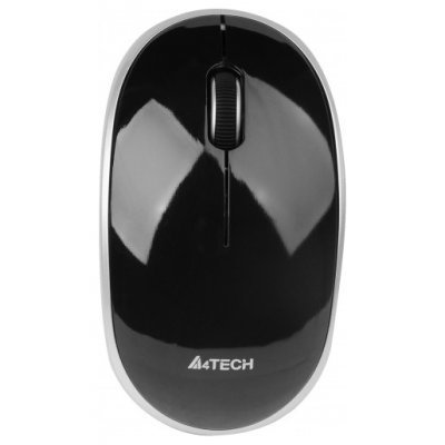 Мышь A4-Tech G7-555D-2 черный-серебристый Holeless Wireless USB (G7-555D-2)