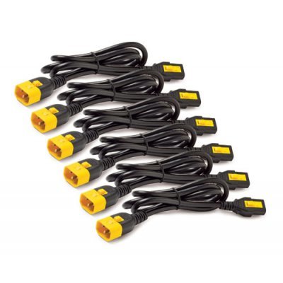 Кабель сетевой APC Power Cord Kit (6 ps), Locking, IEC 320 C13 to IEC 320 C14, 10A, 208/230V, 1,8m AP8706S-WW (AP8706S-WW)