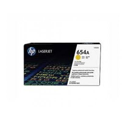 Тонер-картридж дл лазерных аппаратов HP 654A LaserJet, желтый (CF332A) (CF332A)