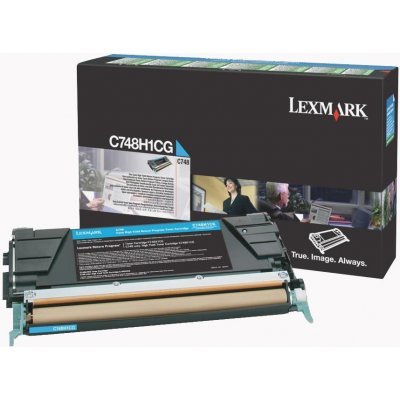 Тонер-картридж дл лазерных аппаратов Lexmark C748H1CG Голубой картридж повышенной ёмкости дл C748, 10K (LRP) (C748H1CG)