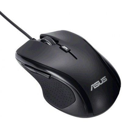 Мышь ASUS UX300 черный (1600dpi) USB (90-XB2P00MU00000)