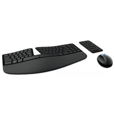Комплект клавиатура+мышь Microsoft Sculpt Ergonomic Desktop Black USB (L5V-00017)