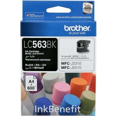 Картридж дл струйных аппаратов Brother LC563BK черный (LC563BK)