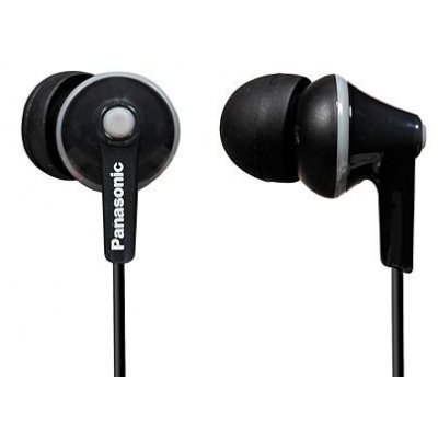 Наушники Panasonic RP-HJE125E-K черный 1.1м (RP-HJE125E-K)