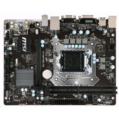 Материнские платы ПК MSI  PlanetaShop Материнска плата ПК MSI H110M PRO-VD (H110M PRO-VD)