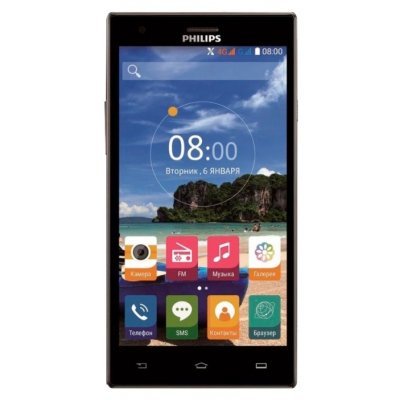 Смартфон Philips S616 черный (S616 black)