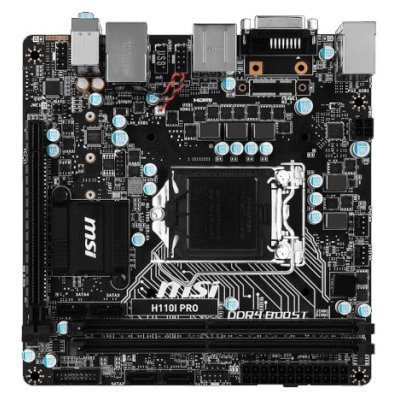 Материнские платы ПК MSI  PlanetaShop Материнска плата ПК MSI H110I PRO (H110I PRO)
