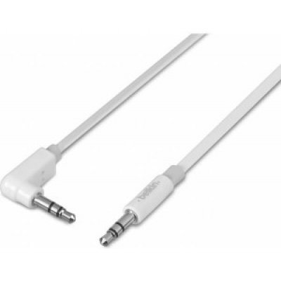 Кабель аудио 3,5 мм Belkin 3.5 мм Jack (m-m) 1.0 м , белый (AV10139YW1M-APL)
