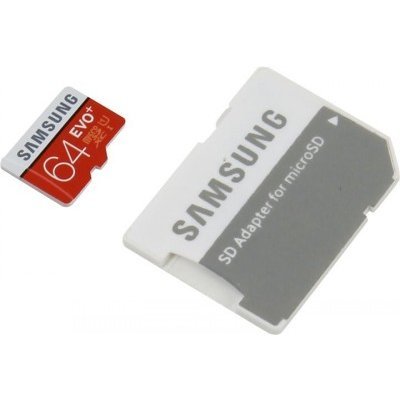 Карта памти Samsung 64GB microSDXC Class 10 MB-MC64DA/RU (MB-MC64DA/RU)