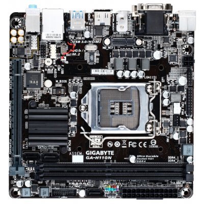 Материнска плата ПК Gigabyte GA-H110N (rev. 1.0) (GA-H110N)