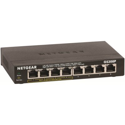 Коммутаторы Netgear Коммутатор Netgear GS308P (GS308P-100PES)
