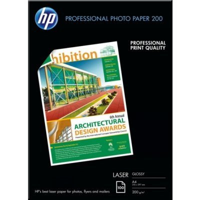 Бумага дл принтера HP Professional Glossy Laser Photo Paper 200 gsm-100 sht/A4/210 x 297 mm (CG966A)