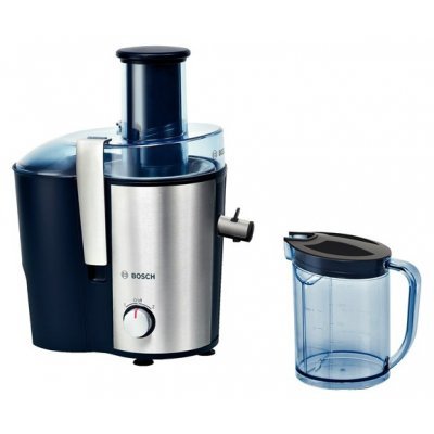 Соковыжималка Bosch MES3500 серебристый/синий (MES3500)
