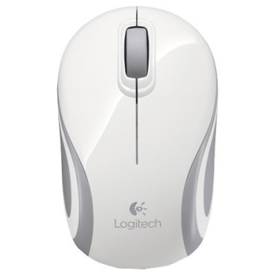 Мыши Logitech Мышь Logitech Wireless Mini Mouse M187 белый (910-002735)