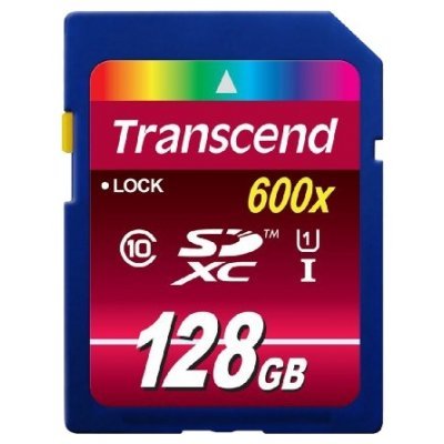 Карты памти Transcend Карта памти Transcend 128GB SDXC Class10 UHS-I 600X ULTIMATE TS128GSDXC10U1 (TS128GSDXC10U1)