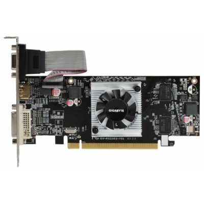 Видеокарта ПК Gigabyte Radeon R5 230 625Mhz PCI-E 2.1 1024Mb 1066Mhz 64 bit DVI HDMI HDCP rev 2.0 (GV-R523D3-1GLV2.0)