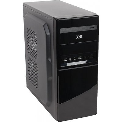 Корпуса системного блока 3Cott  PlanetaShop Корпус системного блока 3Cott 3C-ATX-J162 Black (3Cott 3C-ATX-J162)