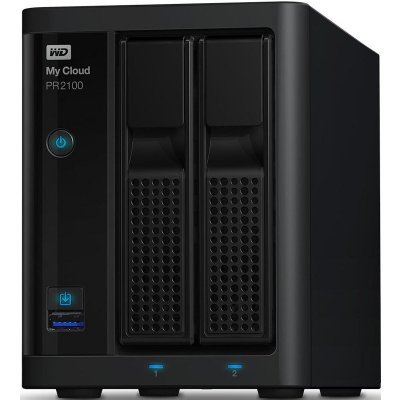 Сетевой накопитель NAS Western Digital WD My Cloud Pro PR2100 12Tb (WDBVND0120JBK-EEUE) (WDBVND0120JBK-EEUE)