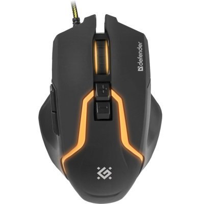 Мыши Defender Мышь Defender Warhead GM-1750 Black USB (52750)