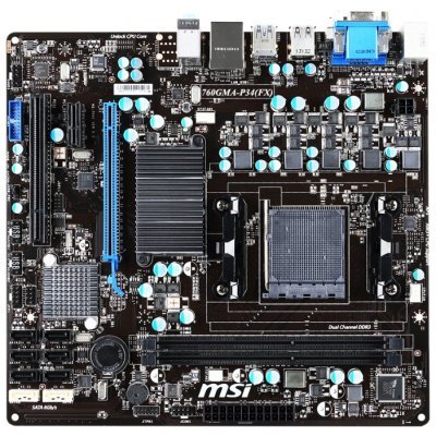 Материнские платы ПК MSI Материнска плата ПК MSI 760GMA-P34 (FX) (760GMA-P34 (FX))