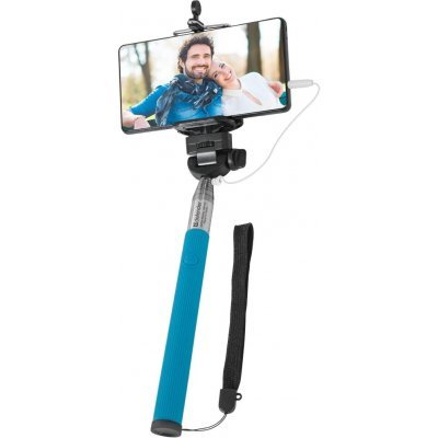 Монопод дл селфи Defender Selfie Master SM-02 голубой (29404)