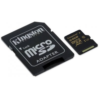 Карты памти Kingston  PlanetaShop Карта памти Kingston MicroSDHC 64GB (SDCG/64GB) (SDCG/64GB)