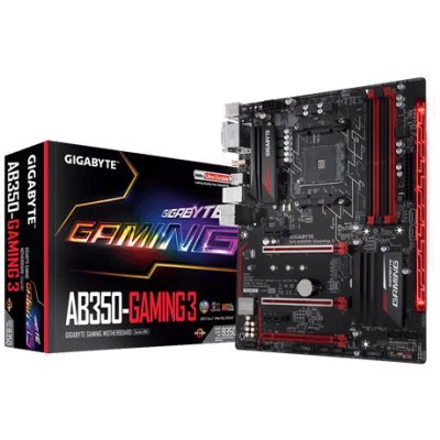   PlanetaShop Материнска плата ПК Gigabyte GA-AB350-GAMING 3 (GA-AB350-GAMING3)