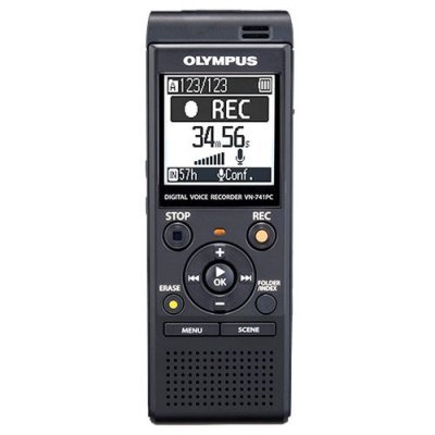 Цифровой диктофон Olympus VN-741PC 4Gb черный (VN-741PC)