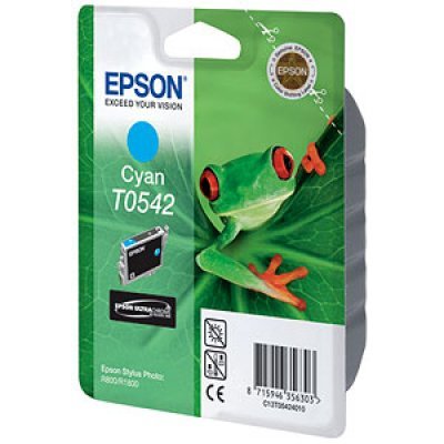 Картридж (C13T05424010) EPSON T0542 дл Stylus Photo R800/R1800 голубой (C13T05424010)