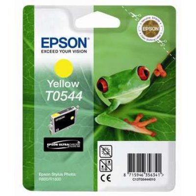Картридж (C13T05444010) EPSON T0544 дл Stylus Photo R800/R1800 желтый (C13T05444010)