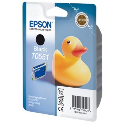 Картридж (C13T05514010) EPSON T0551 дл Stylus RX520/R240 черный (C13T05514010)