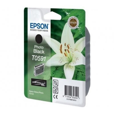 Картридж (C13T05914010) EPSON T0591 дл Stylus Photo R2400 черный (C13T05914010)