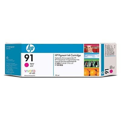 Картридж HP № 91 (C9468A) дл DesignJet Z6100, 775мл, пурпурный (C9468A)