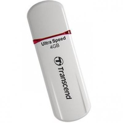 USB накопитель 4Gb Transcend JetFlash 620 белый-красный (TS4GJF620)