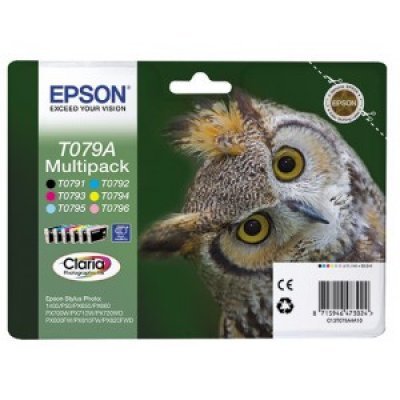 Набор картриджей (C13T079A4A10) Epson MultiPack дл Stylus Photo P50/PX660 (C13T079A4A10)