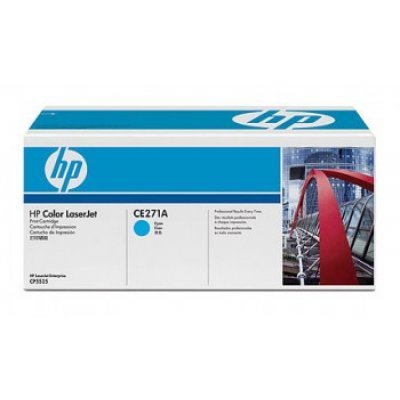 Kартридж HP (CE271A) дл LaserJet CP5520 Голубой (CE271A)