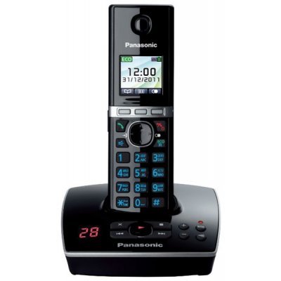 Радиотелефон Panasonic KX-TG8061 черный (KX-TG8061RUB)